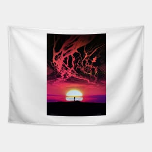 Storm of Isolation! A Sun Rise Love Story Tapestry