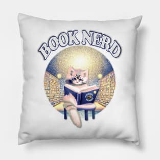 Book Lover Nerd Pillow