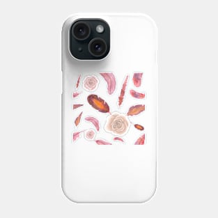 Feathers'n Roses Phone Case