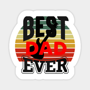 Best Dad Ever Music Magnet