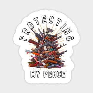 Protecting My Peace T-Shirt - Armed & Peaceful Magnet