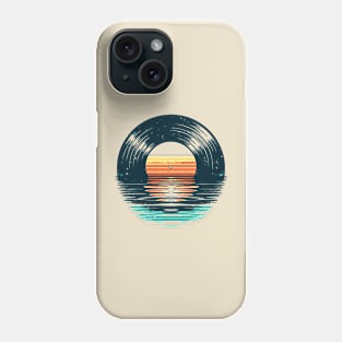 Vinyl Sunset LP Music Record Phone Case