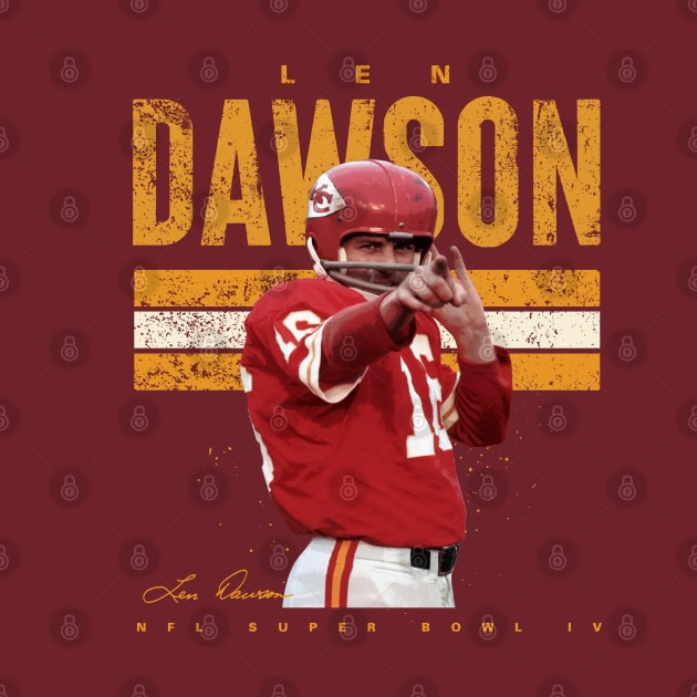 Len Dawson Kansas City Chiefs by Juantamad