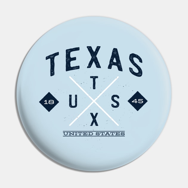 Texas Hipster Pin by LR_Collections