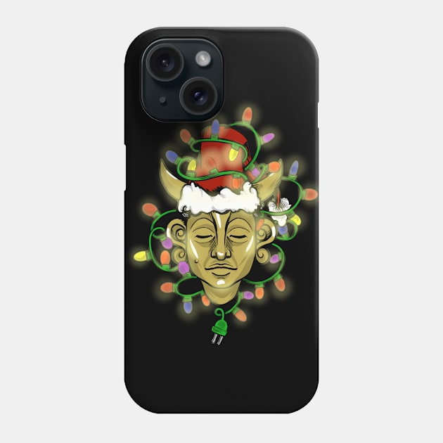 A Very Supernatural Christmas Tee Phone Case by Scribble Creatures