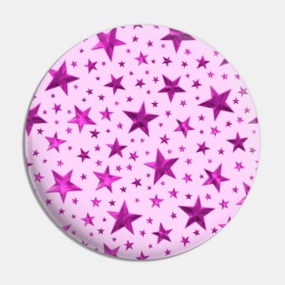 Magenta Star Pattern Pin