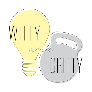 Witty & Gritty Podcast Square Logo T-Shirt