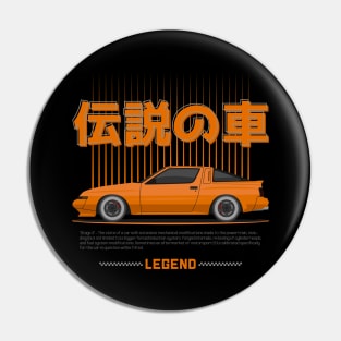 Tuner Orange Starion JDM Pin