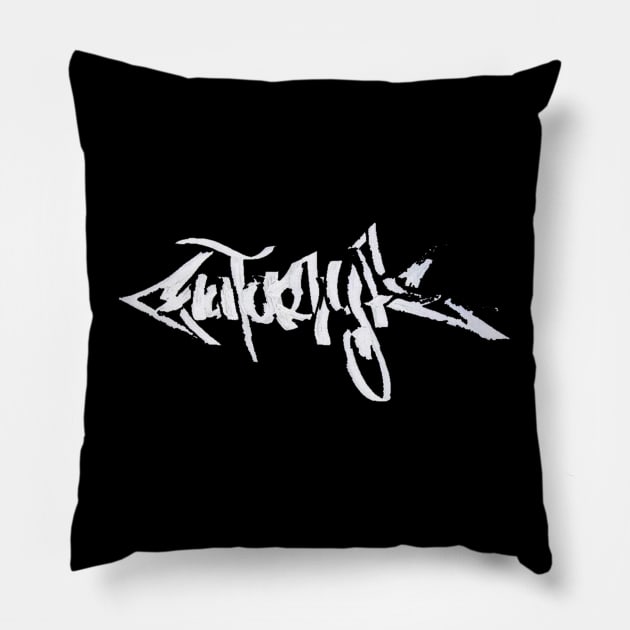 Gatorlyfe Font Sketch Pillow by GatorLyfe Clothing