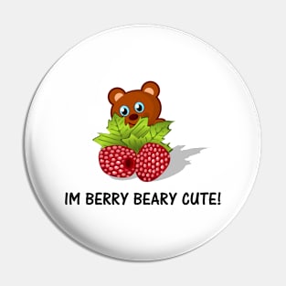 Im Berry Beary Cute Pin
