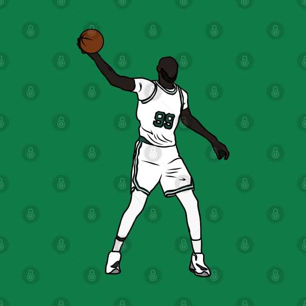 Tacko Fall Posting Up by rattraptees