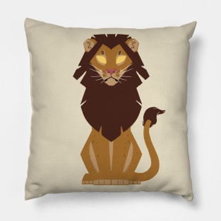 Minimalist Lion Pillow