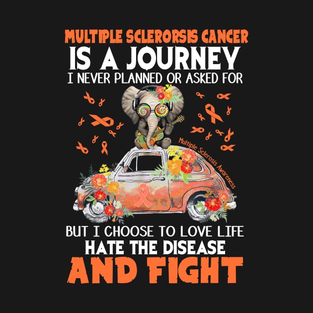 Multiple Sclerosis Cancer Is A Journey by Camryndougherty