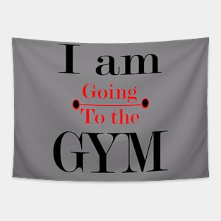 I going to the Gym Tapestry