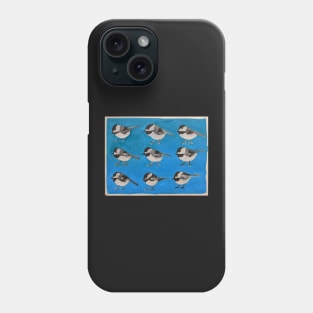 9 Chickadees Phone Case