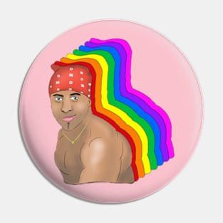 Ricardo Milos Dancing Gay Pride Month Meme Pin