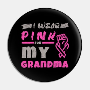 I wear pink for my grandma Pin