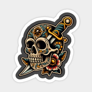 Skull & Dagger Magnet