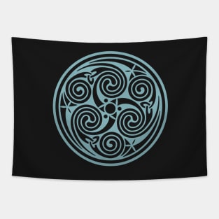 Celtic Spiral - Blue Tapestry