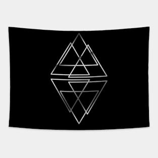 Graphic - graphic pattern - triangles Tapestry