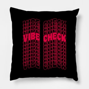 Vibe Check Aesthetic Pillow