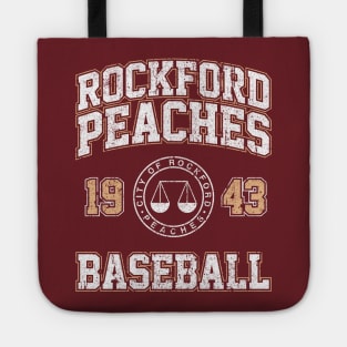 Rockford Peaches Baseball Tote