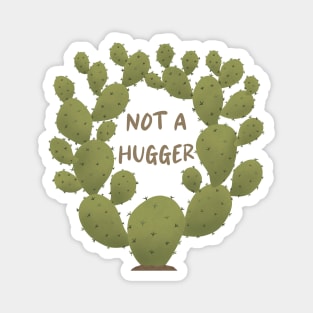 Not A Hugger Prickly Pear Cactus Magnet