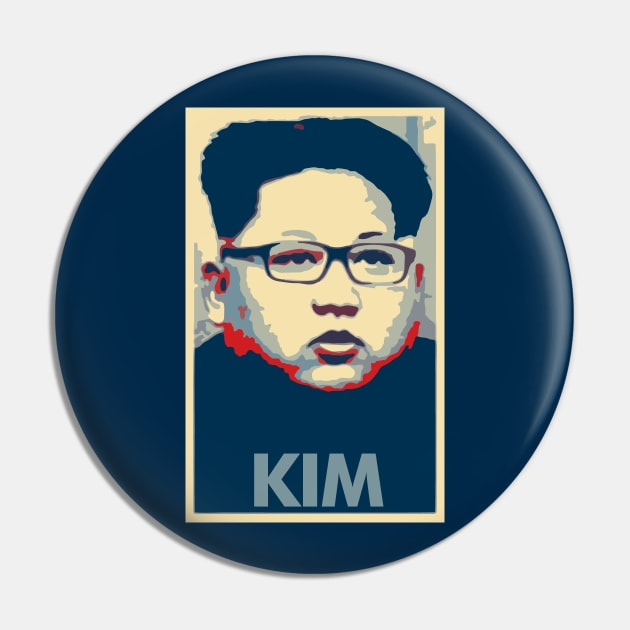 Kim Jong Un Political Parody Pin by ThreadChef