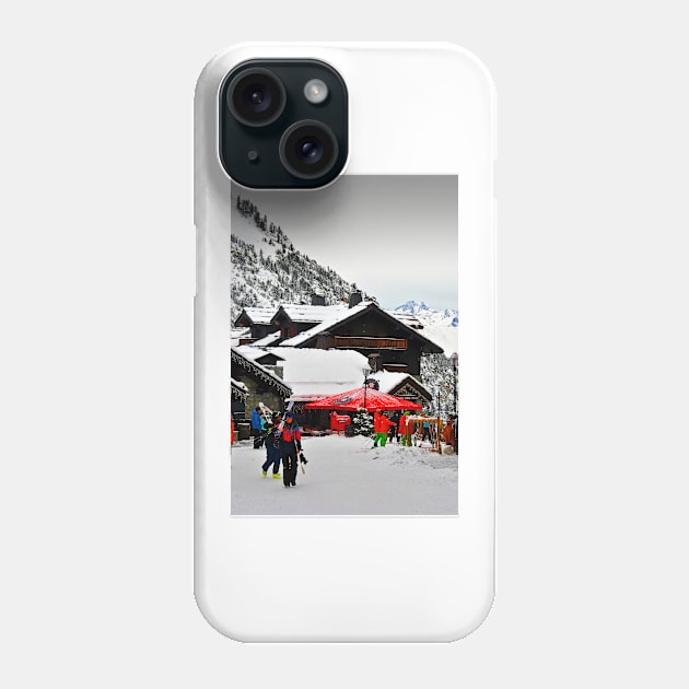 Les Arcs Arc 1950 French Alps France Phone Case by AndyEvansPhotos