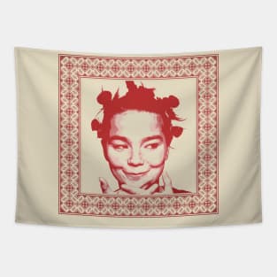 bjork // vintage retro Tapestry