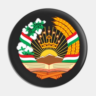 Emblem of Tajikistan Pin