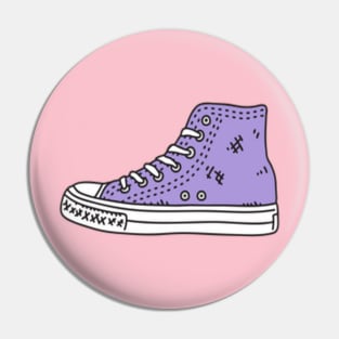 purple sneakers color stroke Pin