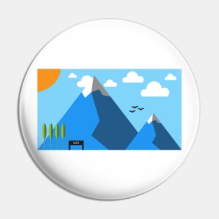 Flat-shaded Alps Pin