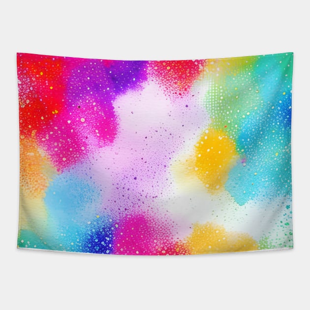 Gentle Rainbow Storm (MD23Bgs006) Tapestry by Maikell Designs