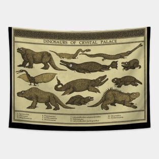 Crystal Palace Dinosaurs Tapestry