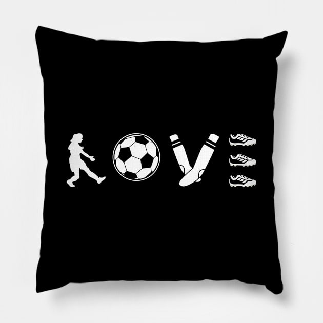 Love Football Pillow by T-Shirt.CONCEPTS