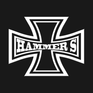 Iron Cross Hammer S Motorcycle T-Shirt
