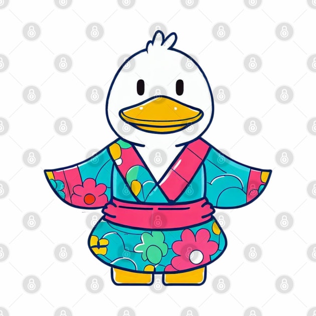 Duck in yoga by Japanese Fever