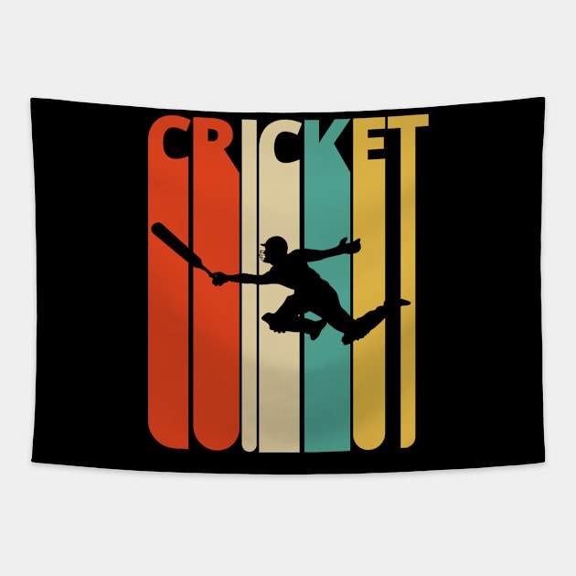 Cricket Silhouette, retro design. Tapestry by MadebyTigger