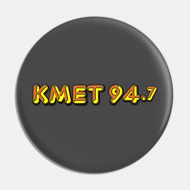 KMET Pin by AndysocialIndustries