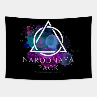 Narodnaya Logo_BlkWatercolor Splash Tapestry