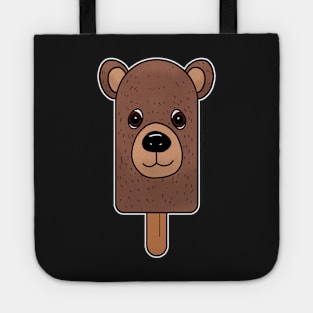 Animal Popsicle Brown Bear Ice Cream Summer Gift Tote