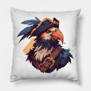 pirate parrot Pillow