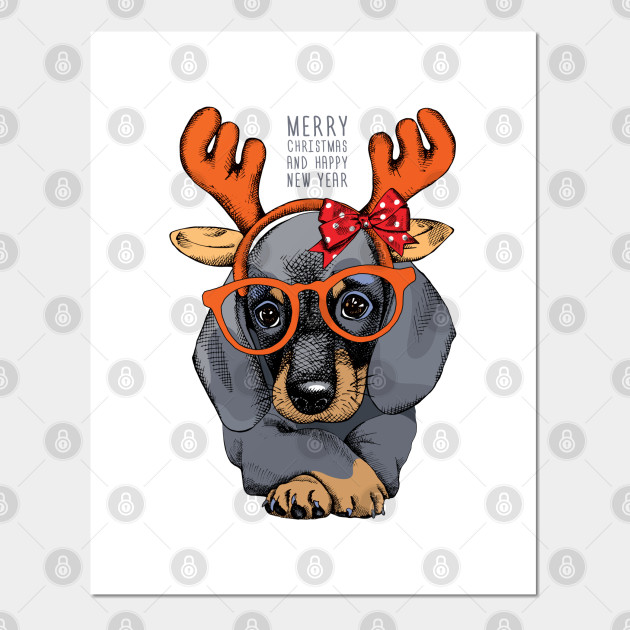 Christmas Dog Christmas Gifts Posters And Art Prints Teepublic Did you scroll all this way to get facts about dog picture christmas? teepublic