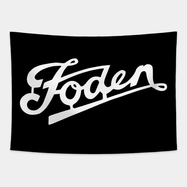 Vintage Foden Truck logo Tapestry by Random Railways