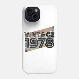 Vintage 1978 Retro 42th Gift 42 Yrs Years Old Phone Case