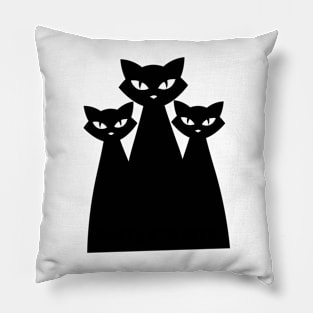 Black Cat Pillow