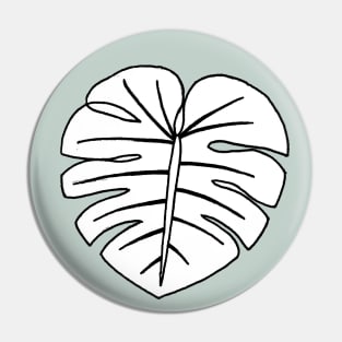 Simple monstera leaf Pin