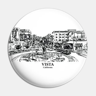 Vista - California Pin