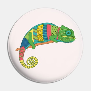 Funny Chameleon Pin